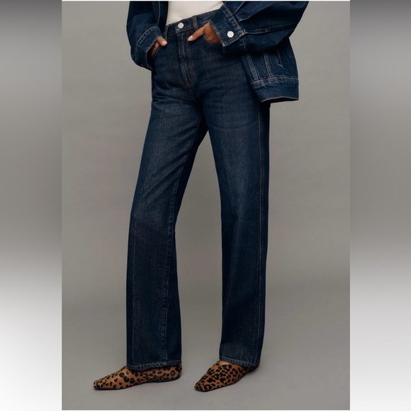 Val 90s Mid Rise Straight Jeans NWT - Picture 2 of 6